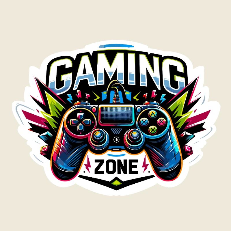 Gaming Zone - Controller Illustration