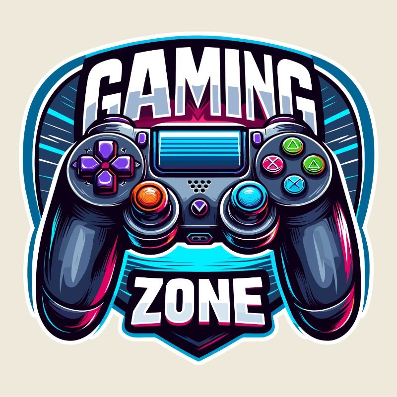 Gaming Zone - Controller Illustration