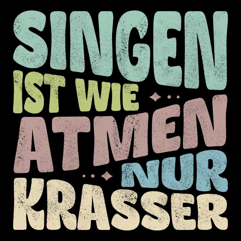 Chanter, c’est comme respirer, mais en plus flagrant.