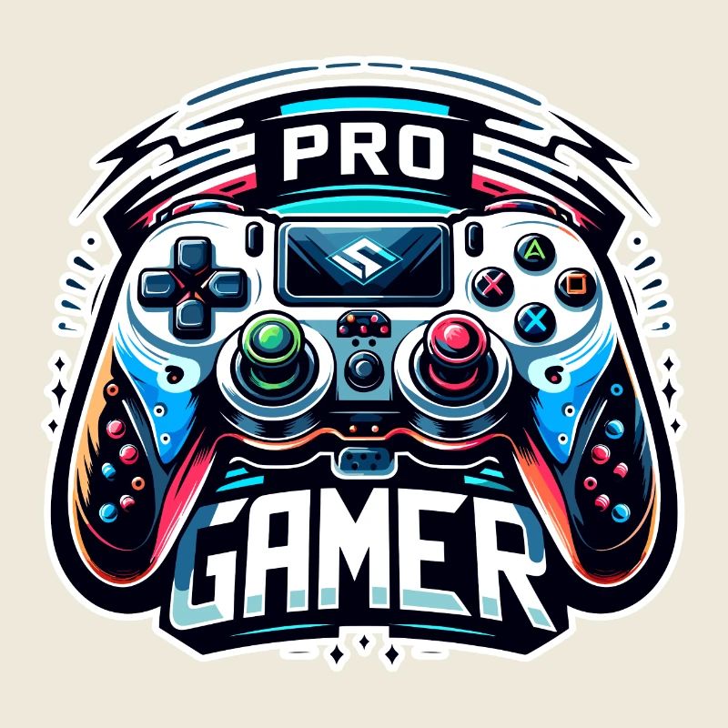 Pro Gamer - Controller Illustration