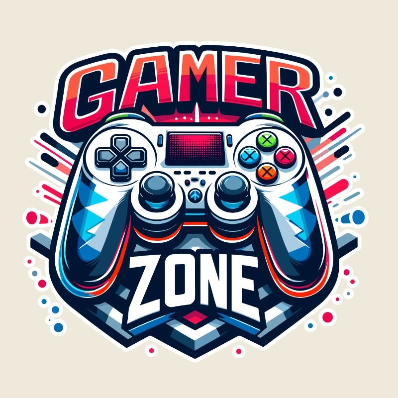 Gamer Zone - Controller Illustration