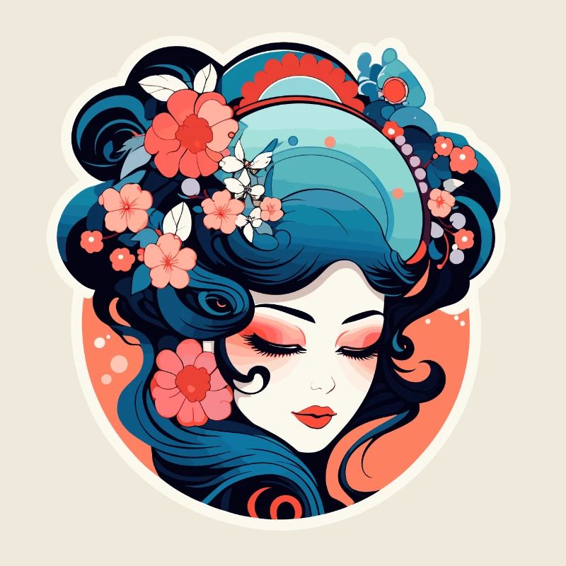 Geisha Illustration