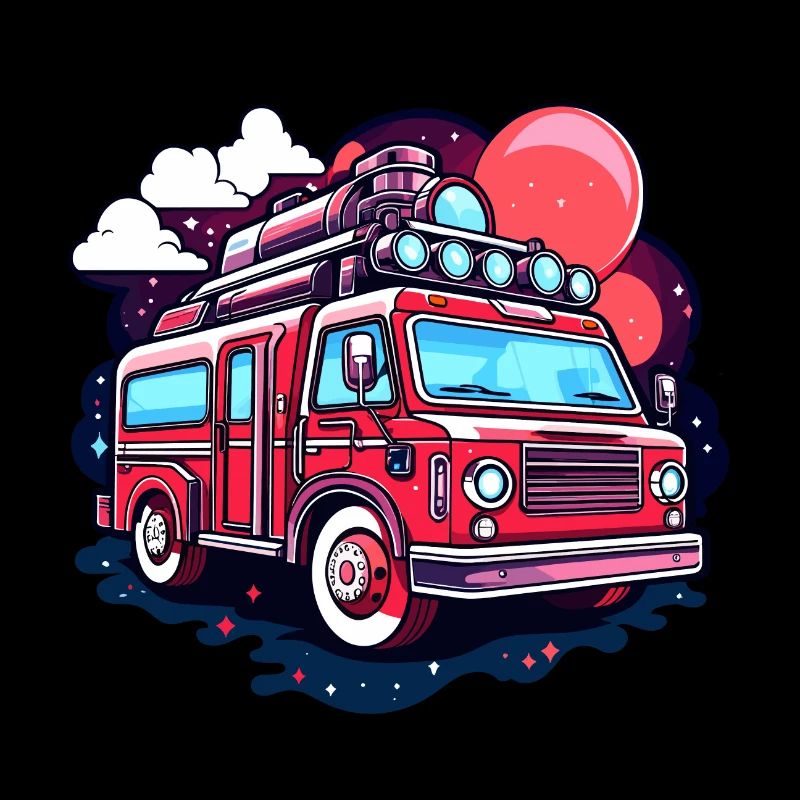 Fire Truck Illustration