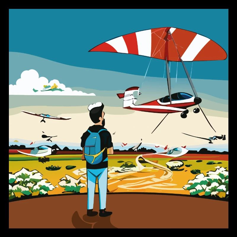 GuyWatchingPlanesTrois