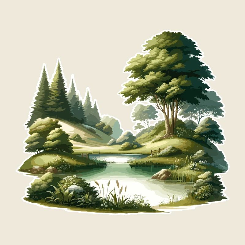 Paysage - Illustration