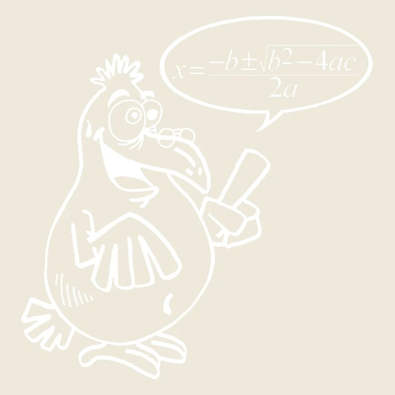 Oiseau intelligent blanc
