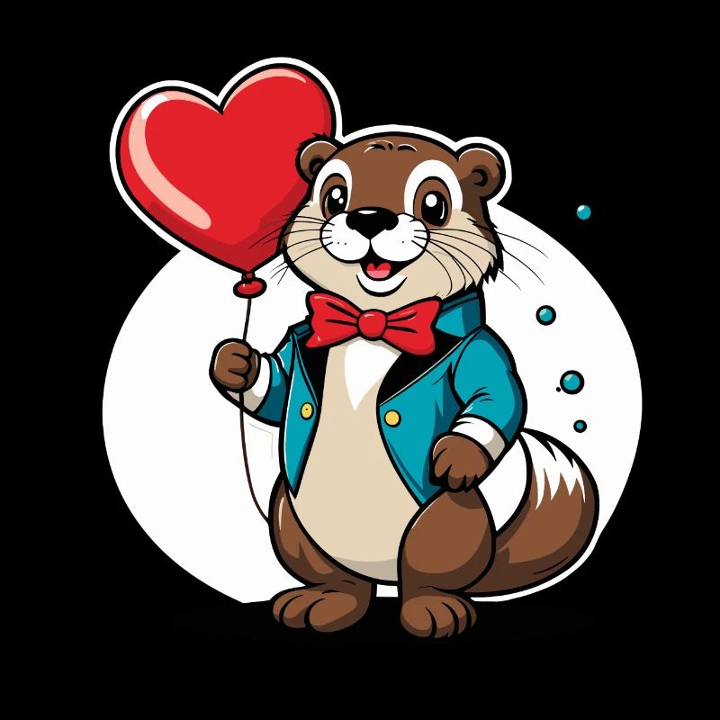 Otter Herz - Valentinstag