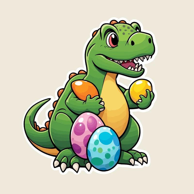 Dinosaurier Ostereier Ostern