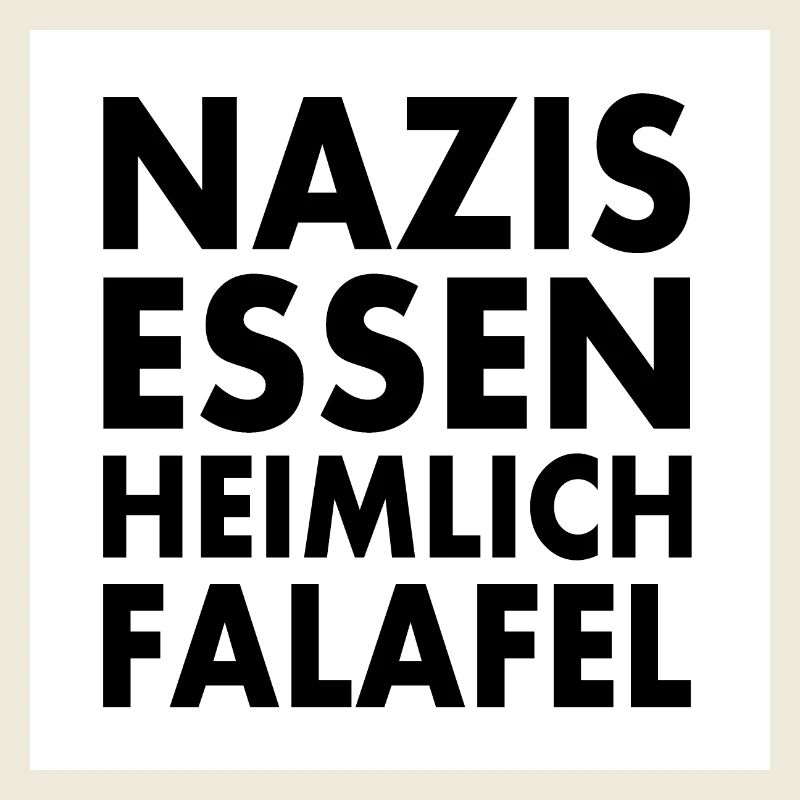 nazis essen heimlich falafel