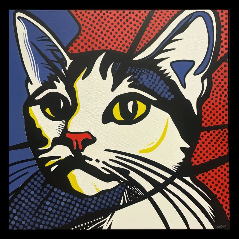 chat, motif de chat, bande dessinée, cadeau, idées cadeaux