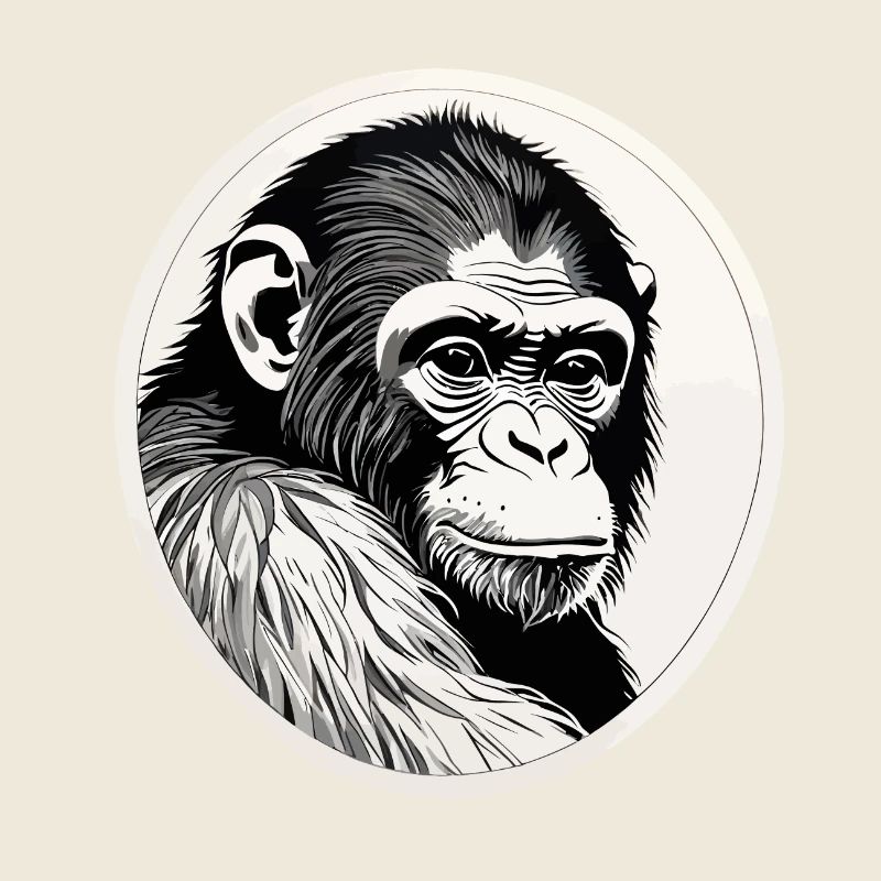 Aquarelles de singe