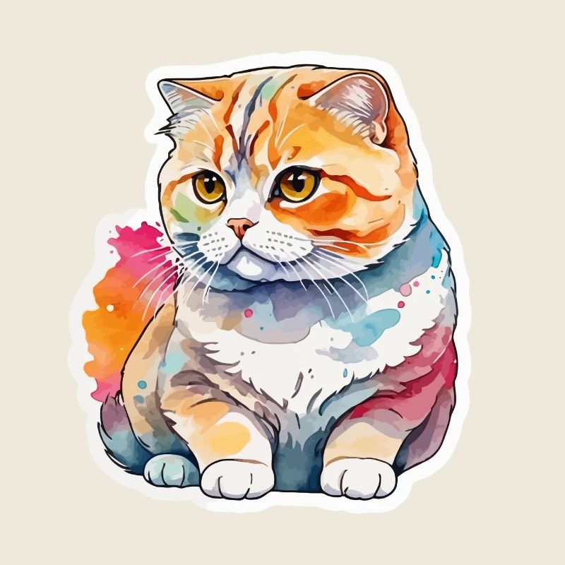 Scottish Fold Scottish Fold-Eared Cat