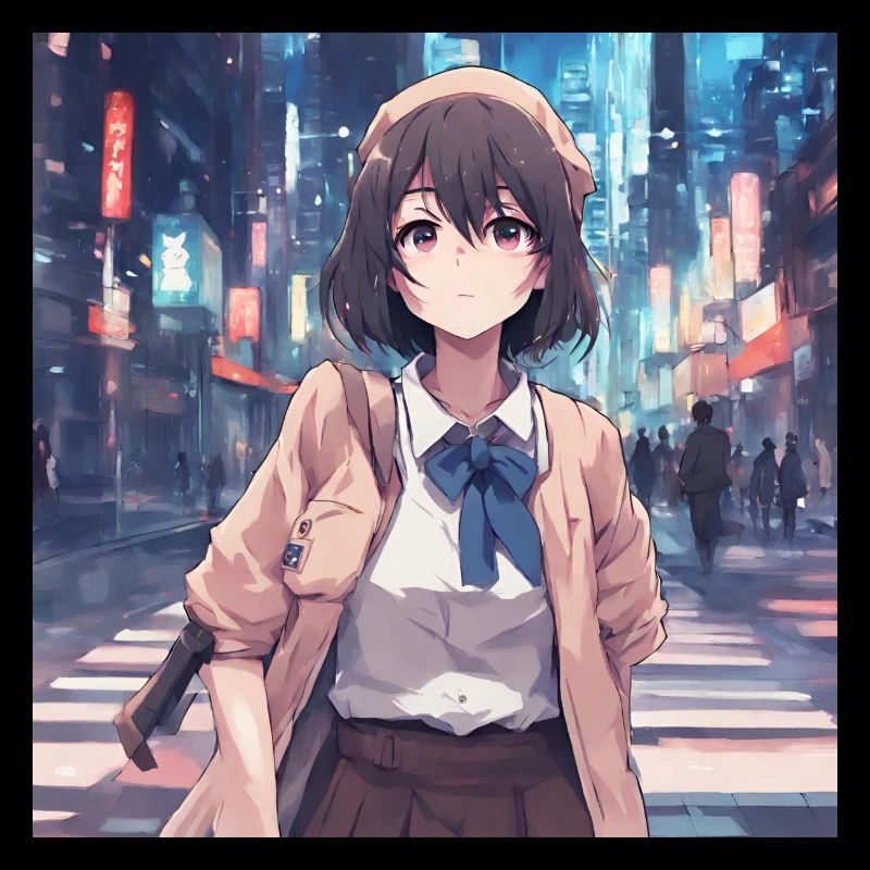 Süßer Mädchen-Anime