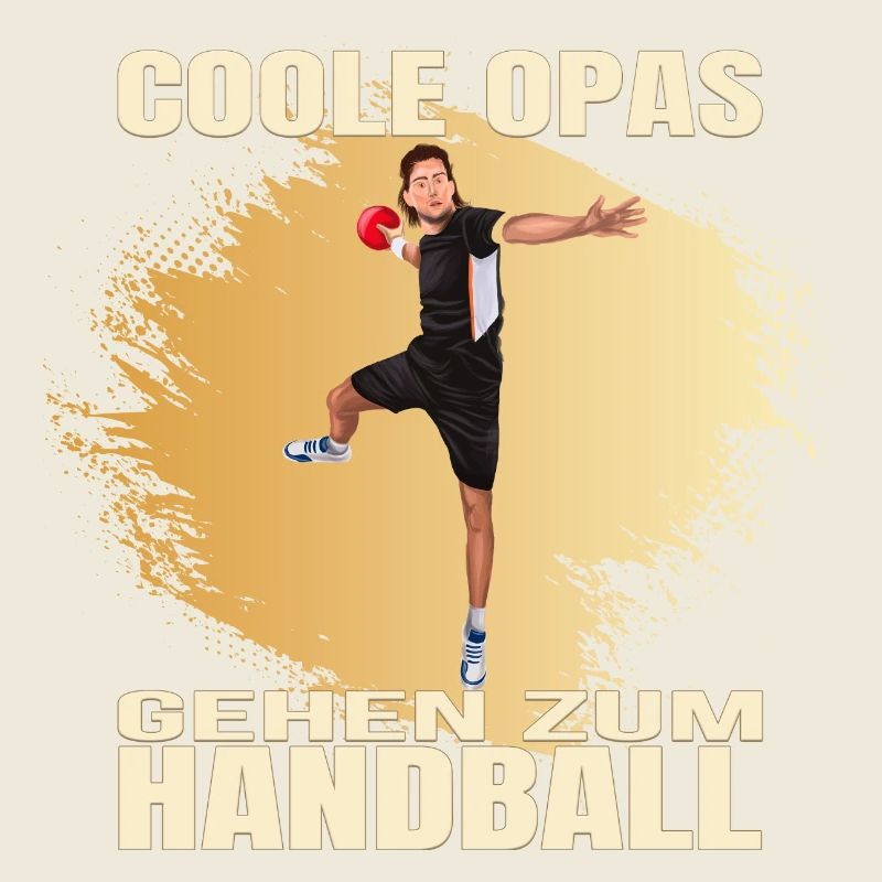 Coole Opas gehen zum Handball