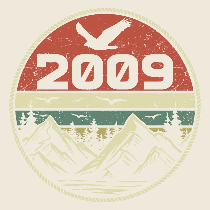 Vintage 2009 Classique 2009 rétro 2009 Cadeau 2009