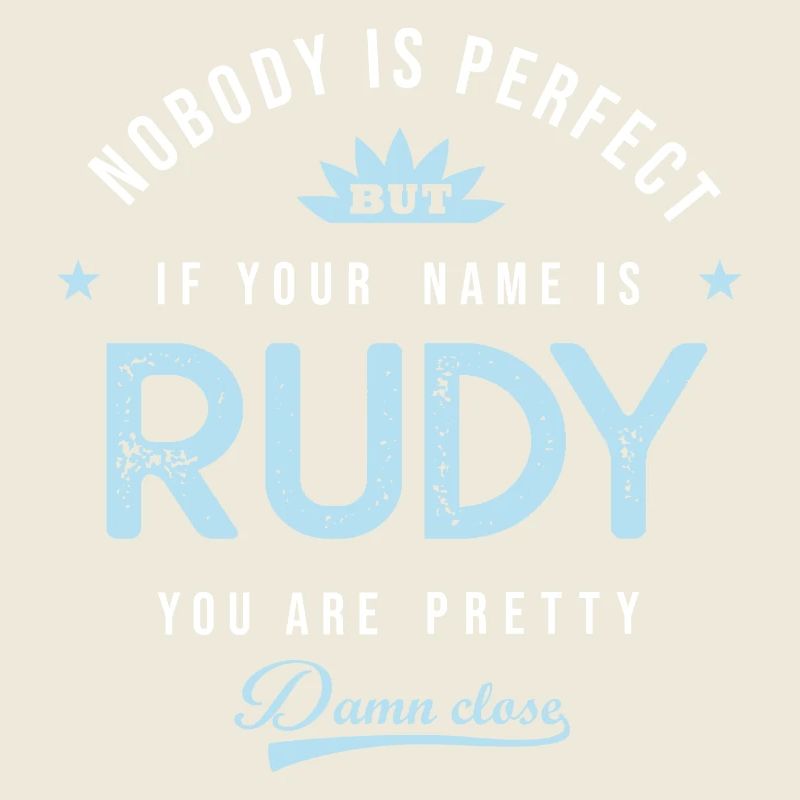 Rudy Gift Personalized Name Rudy