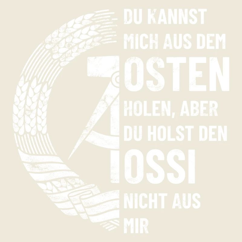 DDR Osten, Ossi Spruch Geschenk