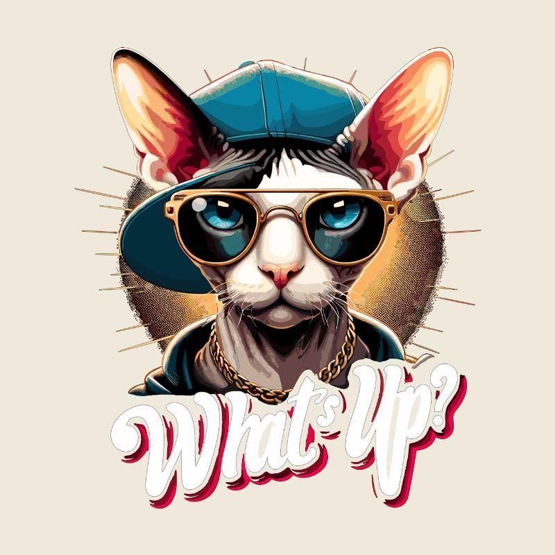 Cornish Rex What's Up Cat Gift