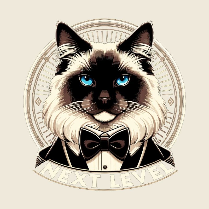 Heilige Birma Katze Birmakatze Smoking Geschenk