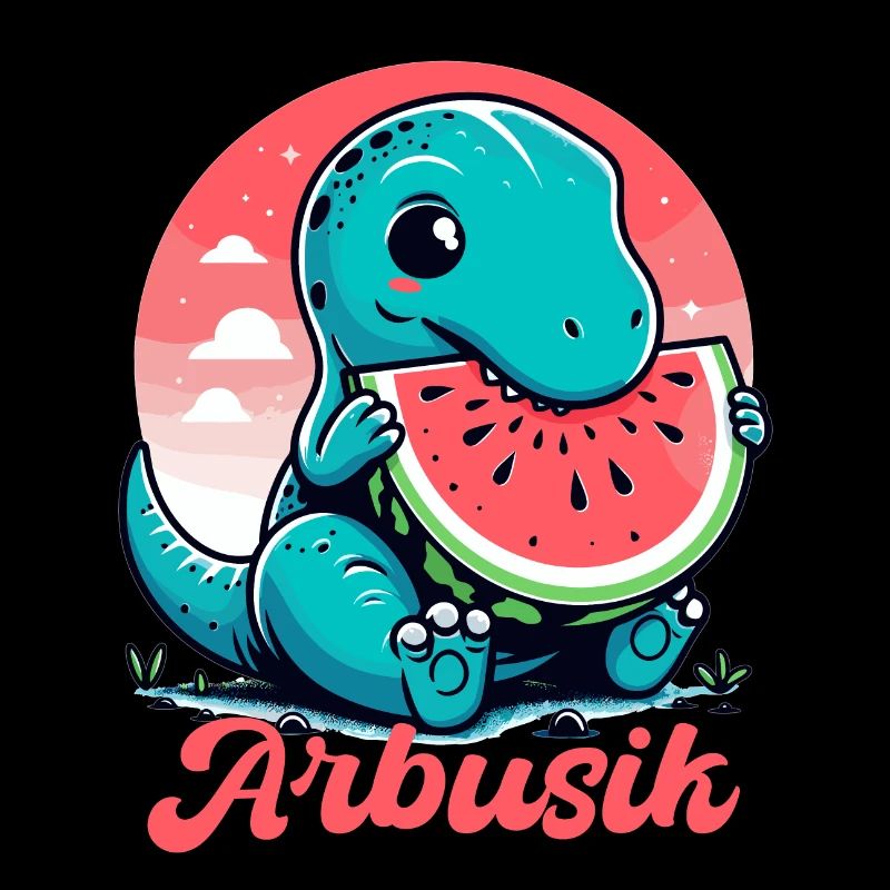 Mignon T-Rex Pastèque Arbusik Cadeau
