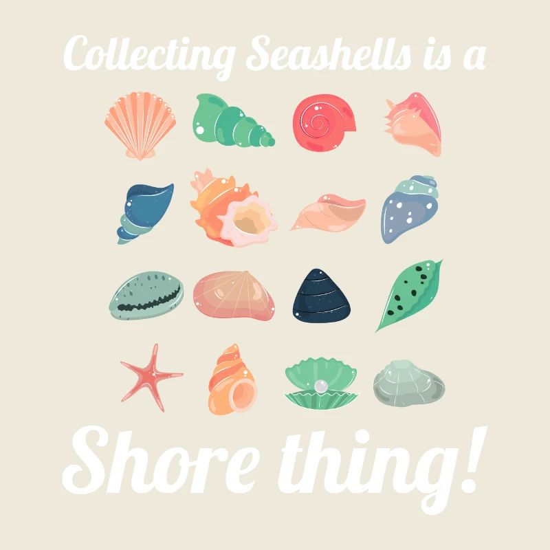 Seashells Collector Beachcomber Sea Shell Ocean