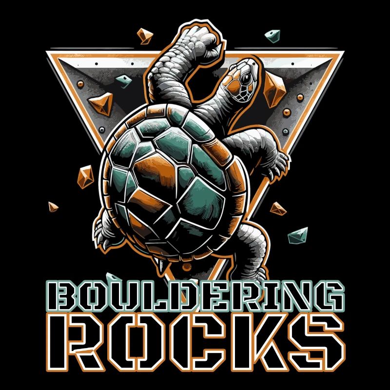 Bouldern Rocks Schildkröte Klettern Geschenk