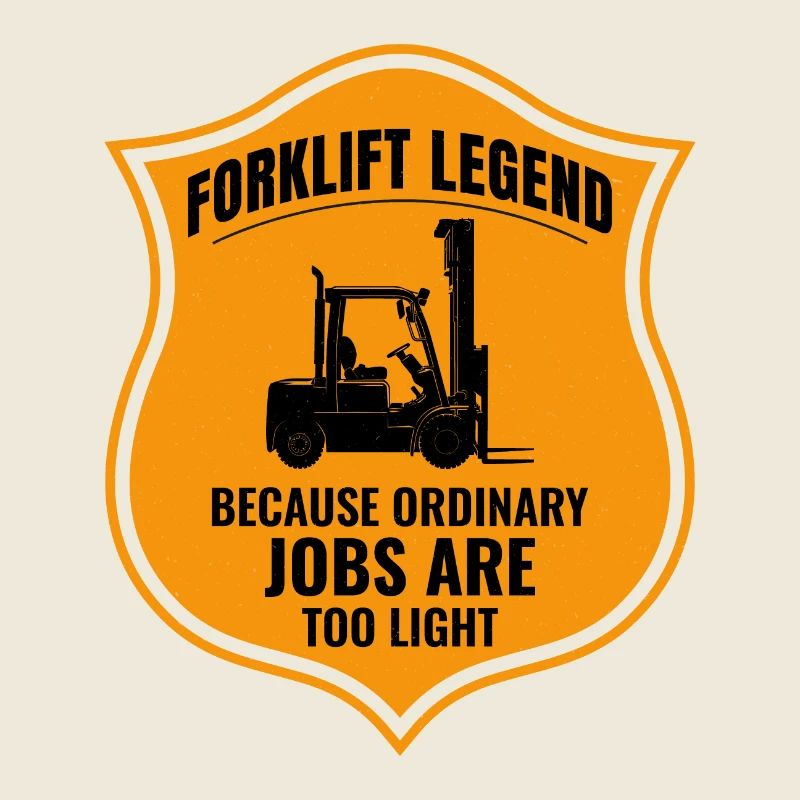 Forklift Operator Heavy Equipment Driver Funny
