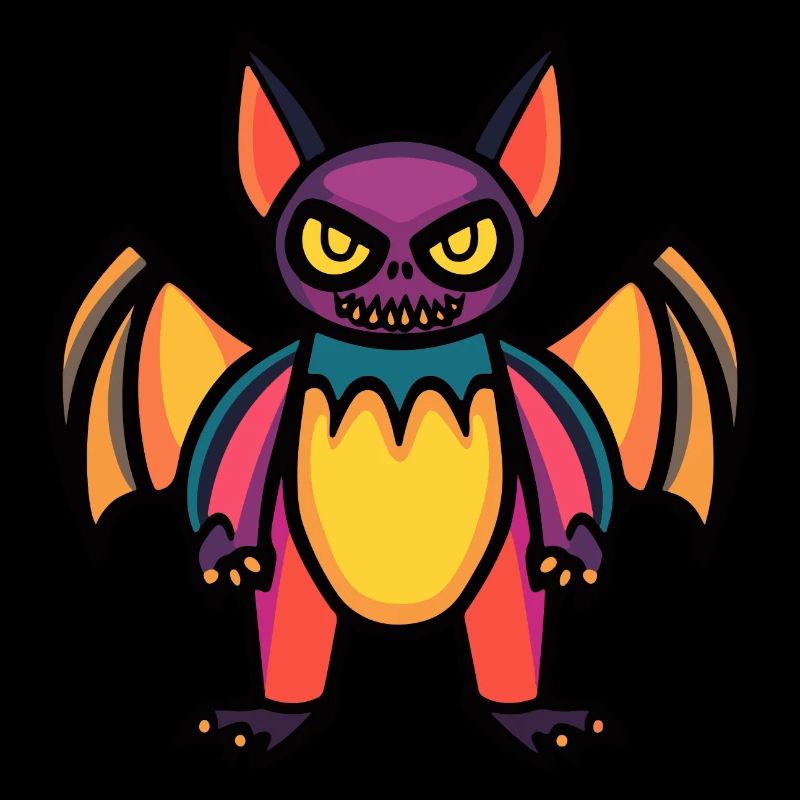 Fledermaus Halloween Tier