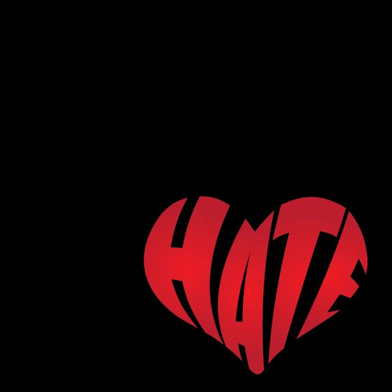No Hate Dislike Stop Hate Anti Hate
