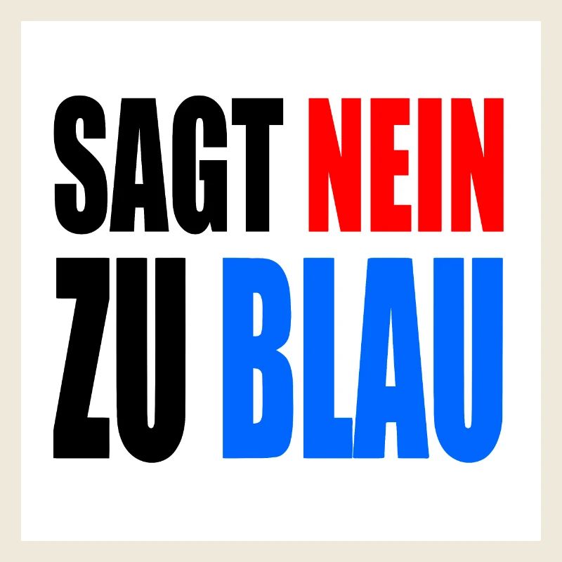 dit non au bleu