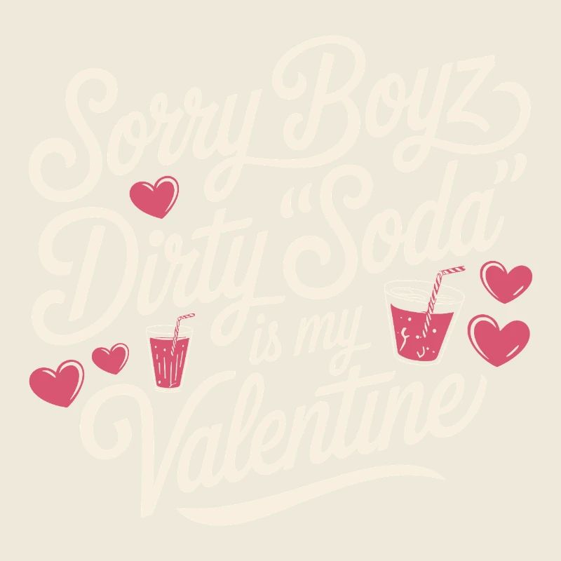 Désolé Boyz Dirty Soda est mon Valentin