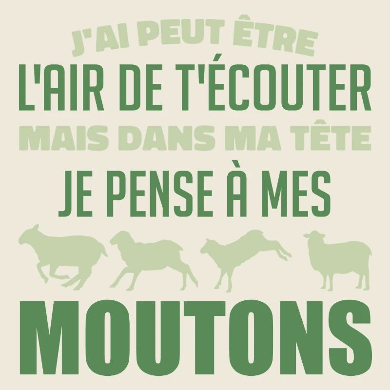 Je pense à mes moutons