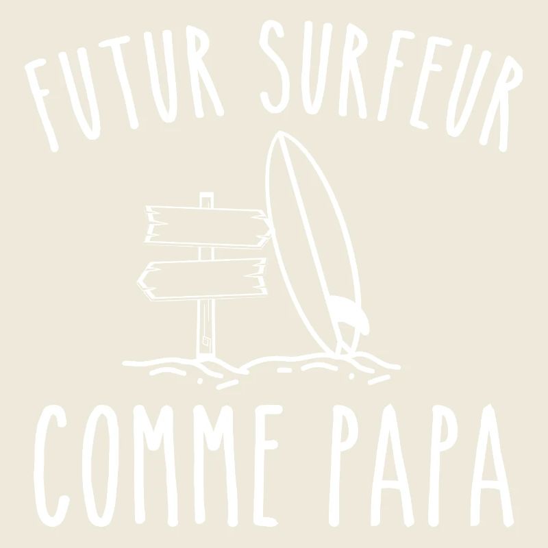 futur surfeur comme papa