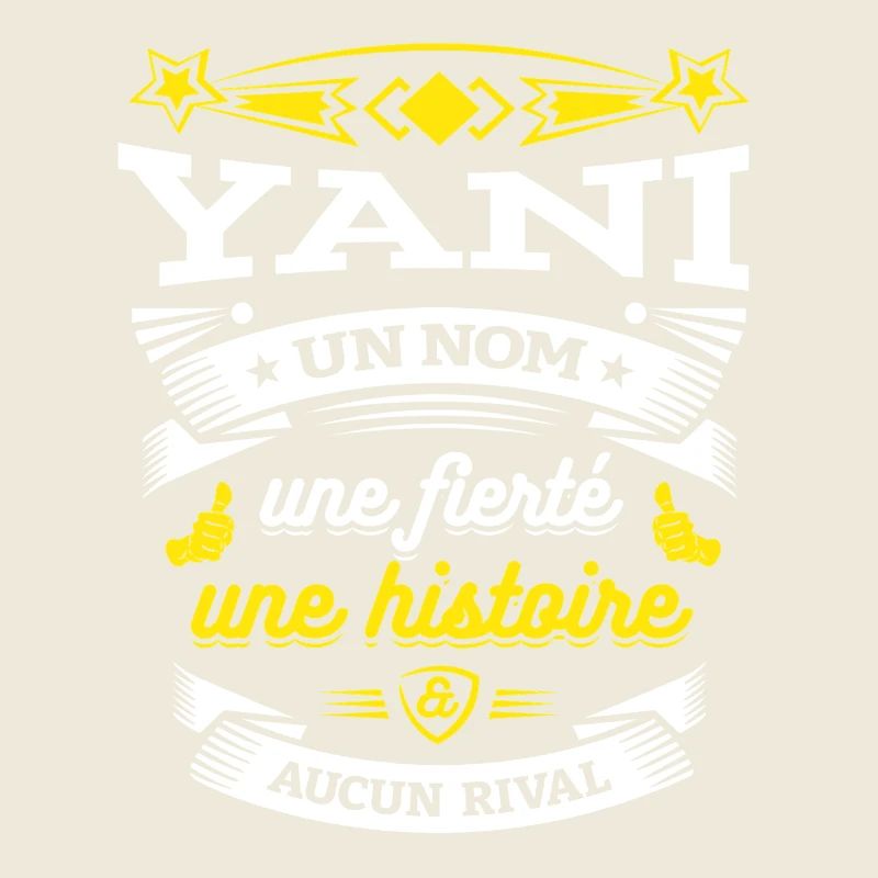 YANI UN NOM UNE FIERTÉ AUCUN RIVAL