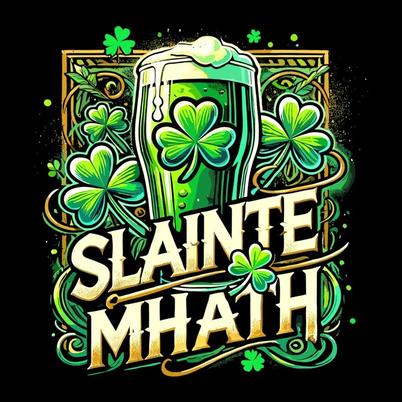 Cadeau de la Saint-Patrick Slainte Mhath Irlande