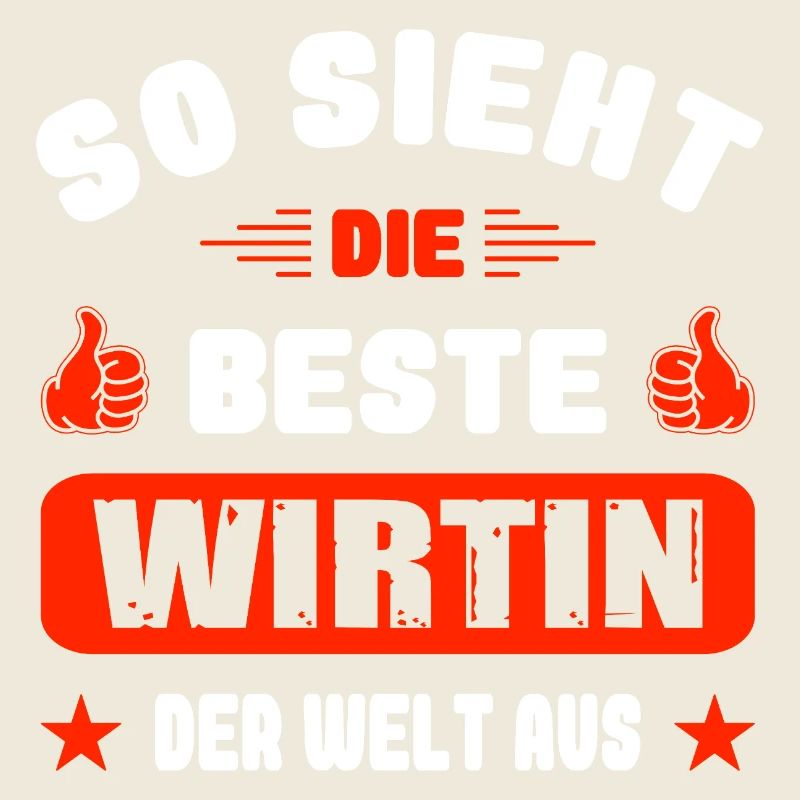Wirtin Kellnerin Geschenke Bedienung Gastronomie