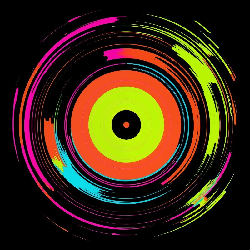 Disque vinyle Retrowave