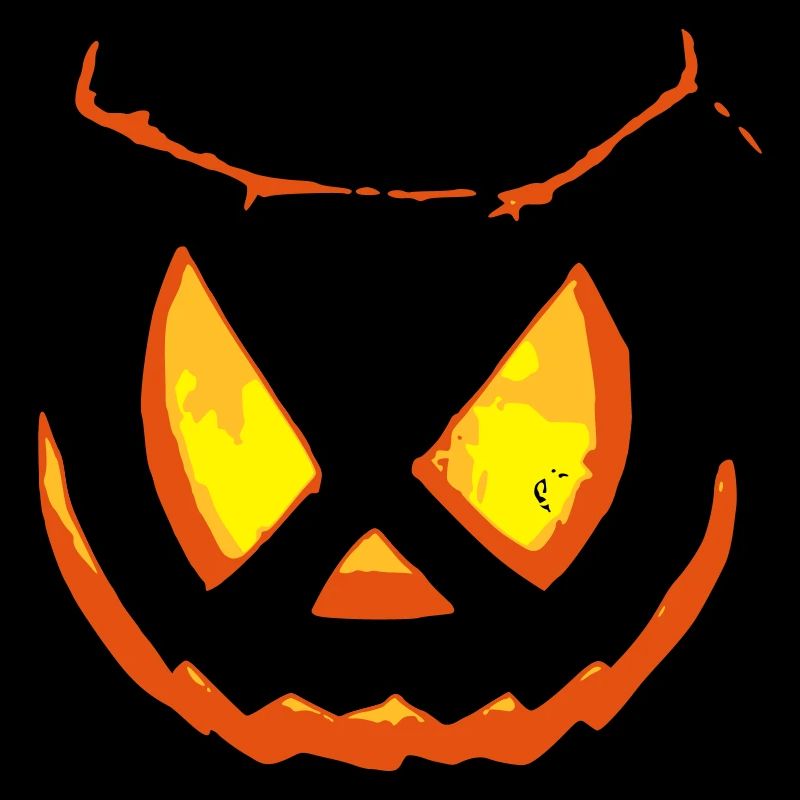 Visage de citrouille Halloween Bizarre