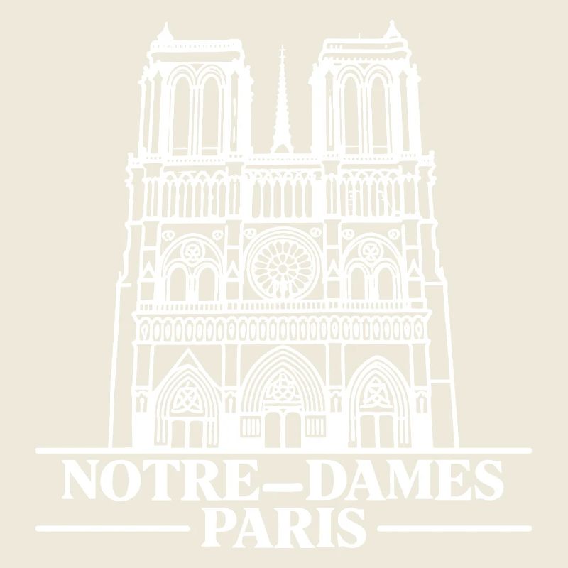 Notre-Dame Paris Silhouette Gothique