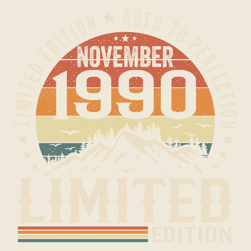 November 1990 Einzigartiges Retro-Jubiläum