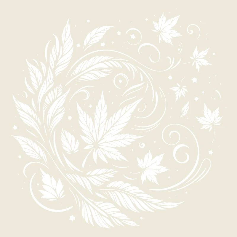 Autumn Leaves in Wind Design – Fall Vibes