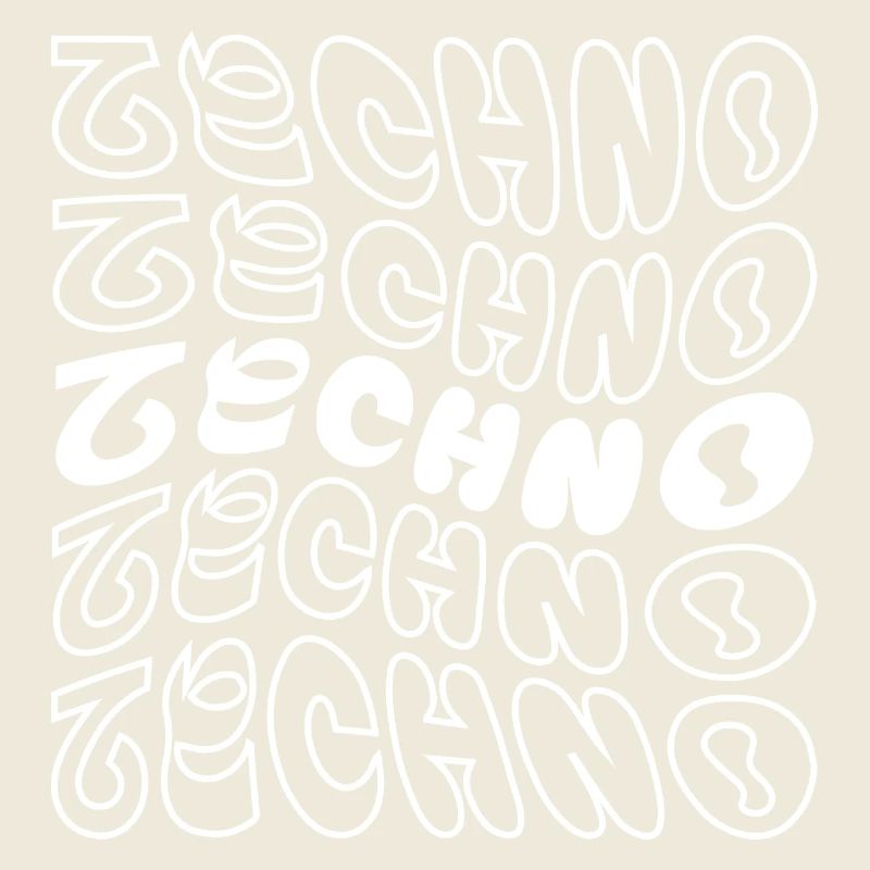 conception de logo géométrique ondulé techno