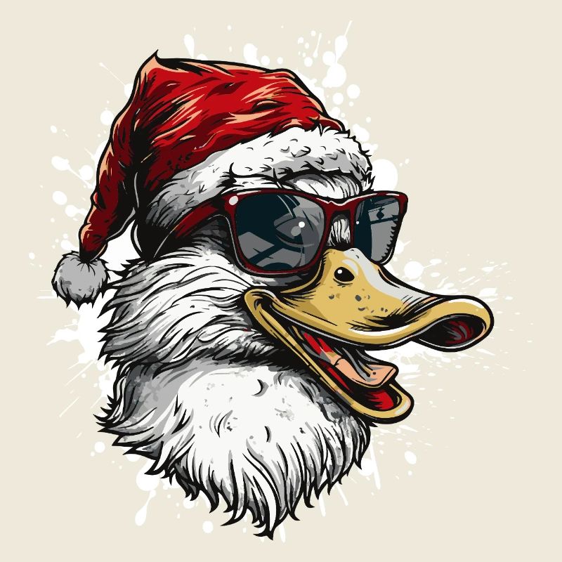 Duck Christmas Funny