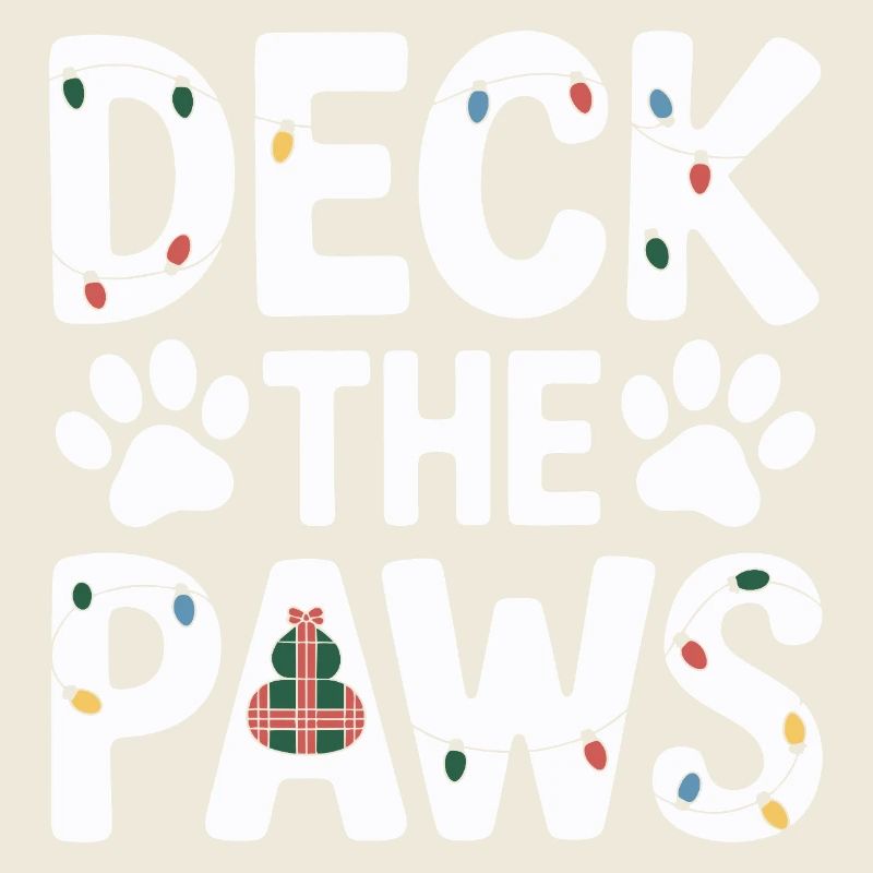 Fête de Noël Deck the Paws