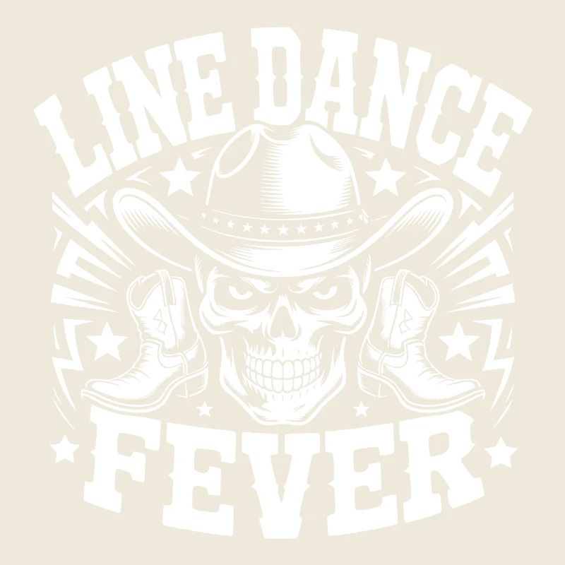 Line Dance Fever Skull