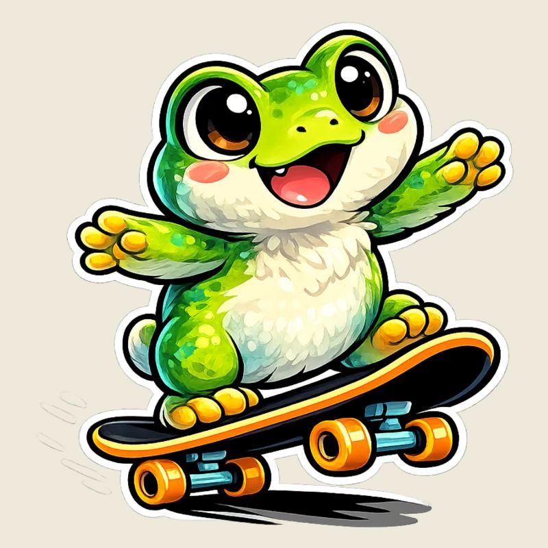 Happy Frog Skateboard