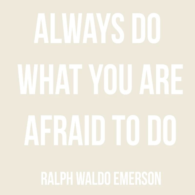 Dare to Do Emerson Quote Tee