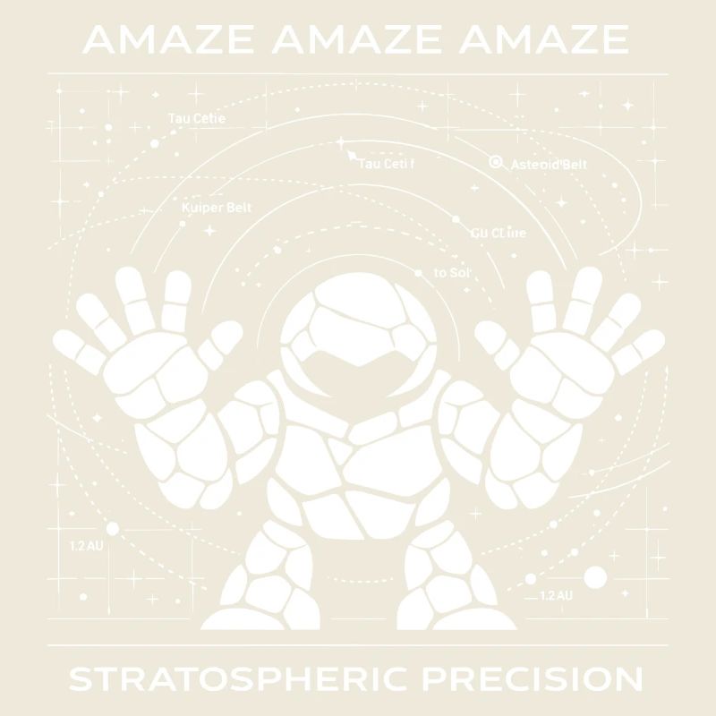 AMAZE Stratosphérique Précision Astronaute Rocheux