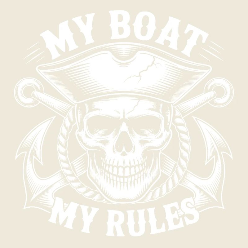 Le crâne du capitaine Mon bateau Mes règles