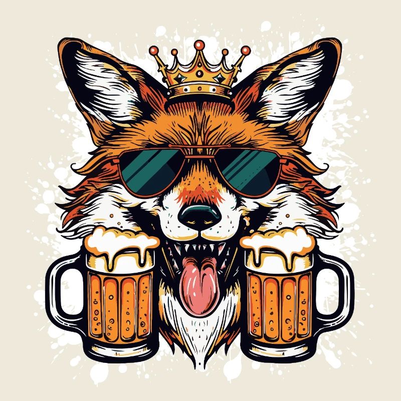 Fox Beer Funny